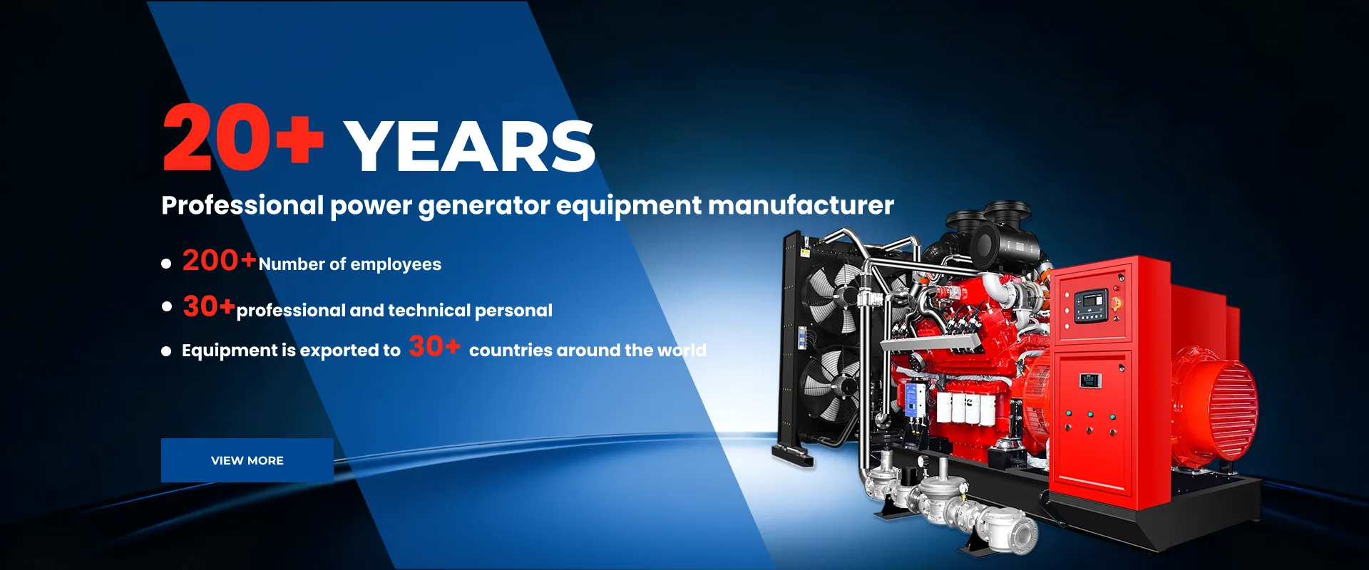 20+ Years Professional Power Generator Equipment Manufacturer